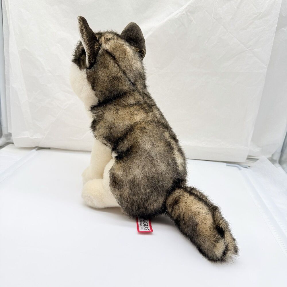 Douglas Cuddle Toys Atka The Wolf Dog 11" Stuffed Plush Animal #1833 Realistic - Picture 11 of 13